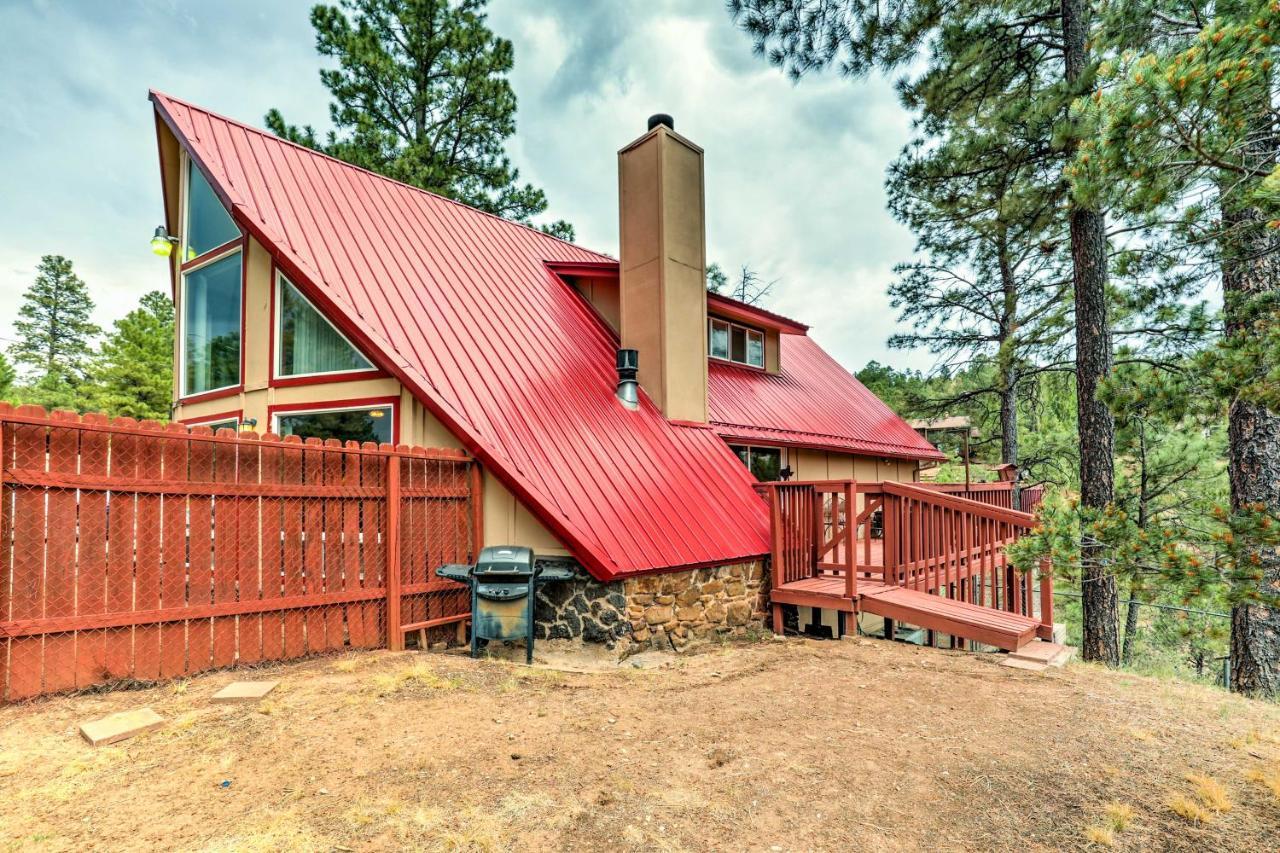 A-Frame Ruidoso Retreat With Deck, Grill And Views! Villa Eksteriør bilde